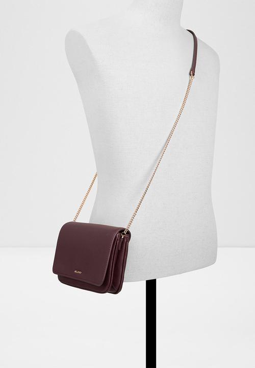 ALDO - Riverly crossbody bag - bordo