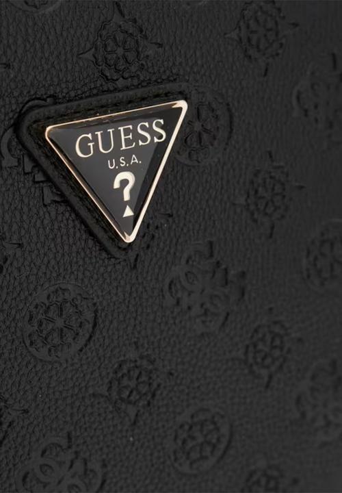 GUESS - Wilder xl top zip cosmetic - black