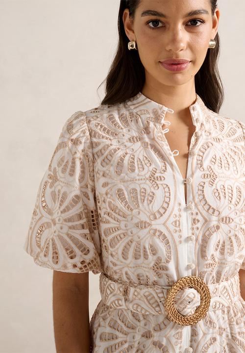Forever New - Valencia Broderie Shirt Dress
