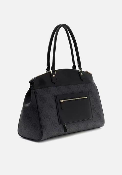 GUESS - Berta deluxe dome tote - charcoal