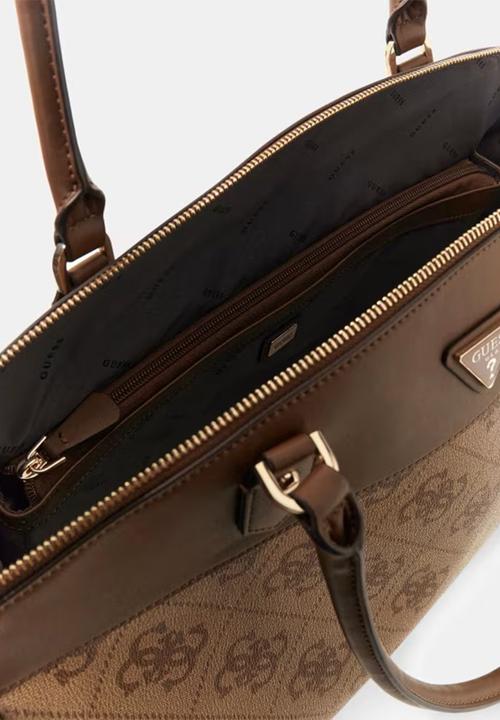GUESS - Berta deluxe dome tote - light brown