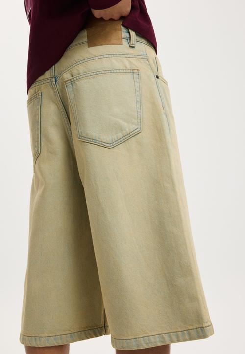 Cotton On - Super Baggy Jort - Dare Tint Blue