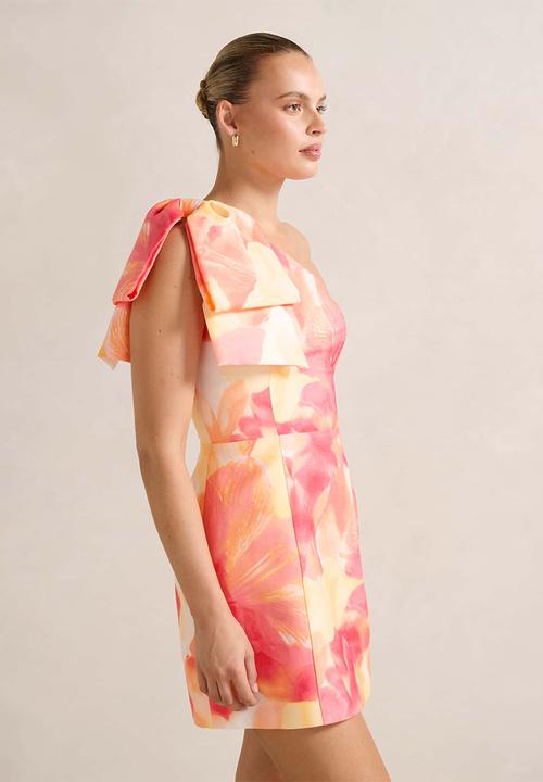 Forever New - Darcy One Shoulder Bow Mini Dress