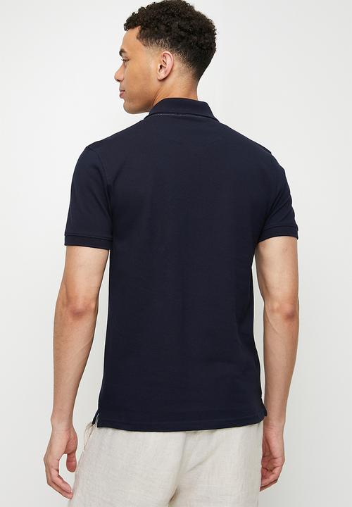 POLO - BRINLEE  Colour Block Stripe Ss Golfer - Aqua