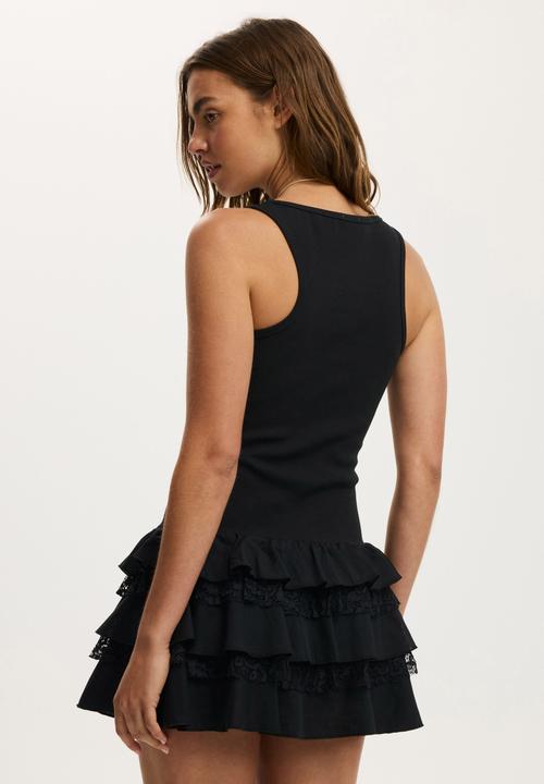 Cotton On - Gia mini dress - black