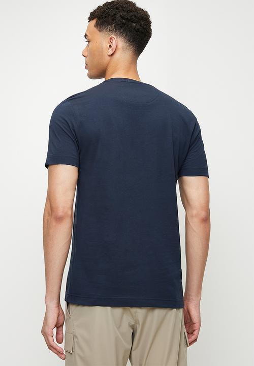 POLO - WYATT Logo Embroidered Ss T-Shirt - Navy