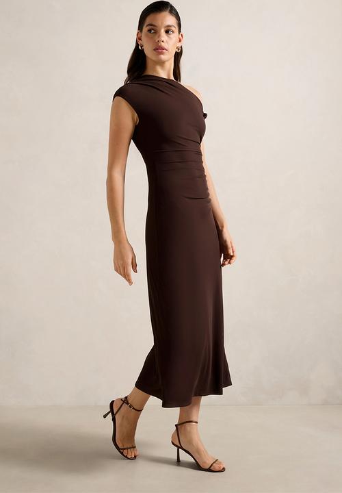 Forever New - Paris Draped Mesh Midi Dress