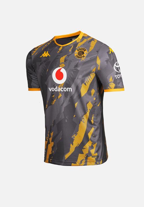 KAPPA - Kaizer Chiefs Kombat 2026 Am- Away Jsy - Grey & Yellow