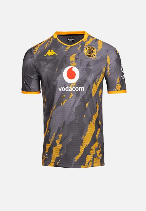 KAPPA - Kaizer Chiefs Kombat 2026 Am- Away Jsy - Grey & Yellow