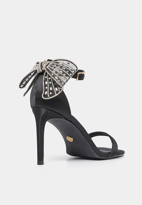 Forever New - Janelle Jewelled Bow Trim Sandal Heel