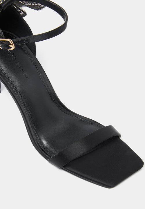 Forever New - Janelle Jewelled Bow Trim Sandal Heel