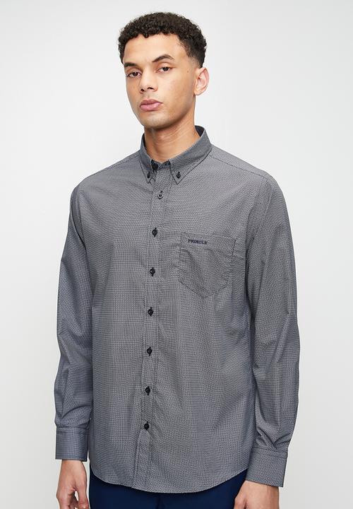 Pringle of Scotland - Ken  ls classic shirt - navy