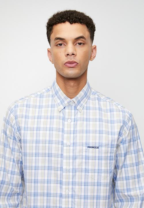 Pringle of Scotland - Zola  ls classic shirt - light blue