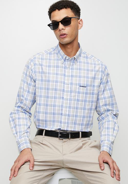 Pringle of Scotland - Zola  ls classic shirt - light blue