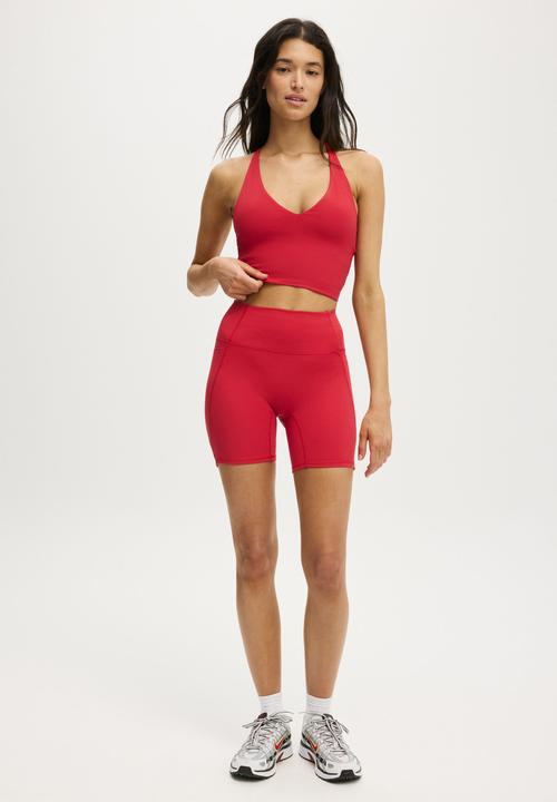 Cotton On - Ultra Soft Cross Back Tank - Poppy