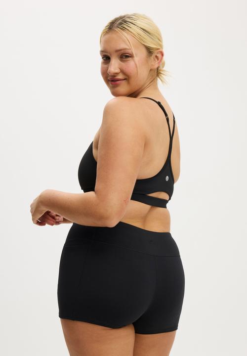 Cotton On - Ultra Soft Low Rise Shortie Short - Black