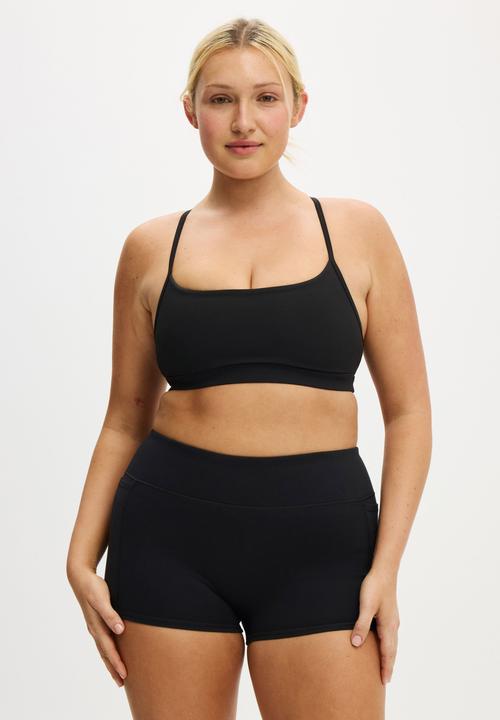 Cotton On - Ultra Soft Low Rise Shortie Short - Black