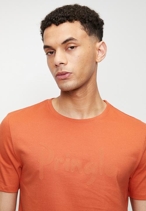 Pringle of Scotland - Richard t shirt - burnt orange