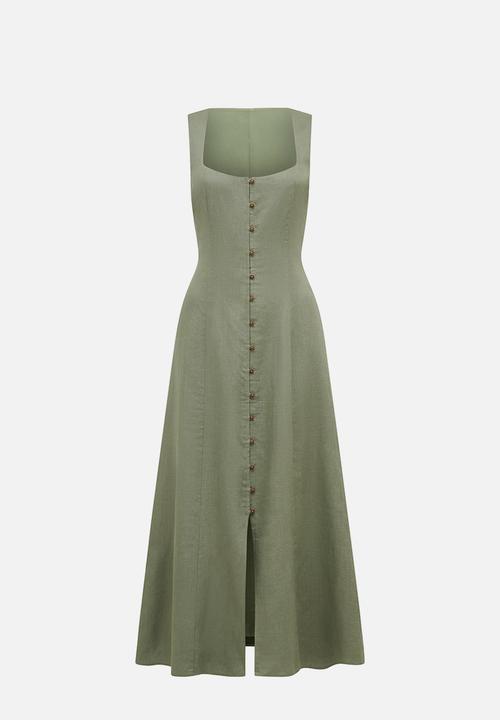 Forever New - Elina Button Down Midi Dress