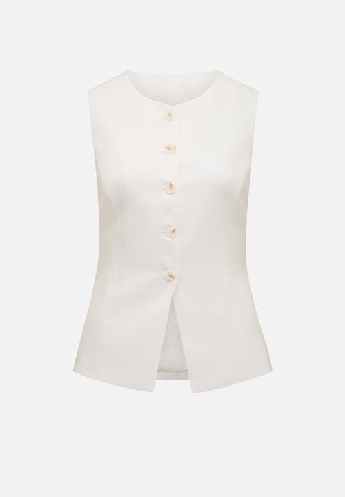 Forever New - Saylor Linen Waistcoat 