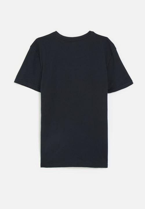 POLO - Boys carl printed short sleeve tee - navy
