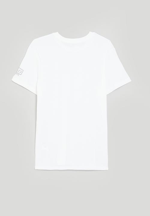 POLO - Boys gary printed short sleeve tee - white