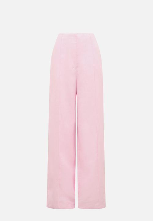 Forever New - Posey linen wide leg pant - candy hearts set