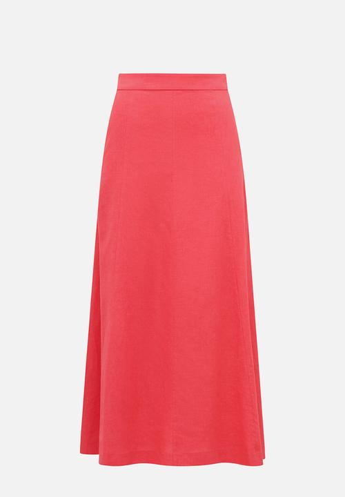 Forever New - Darcy Printed Seamed Midi Skirt