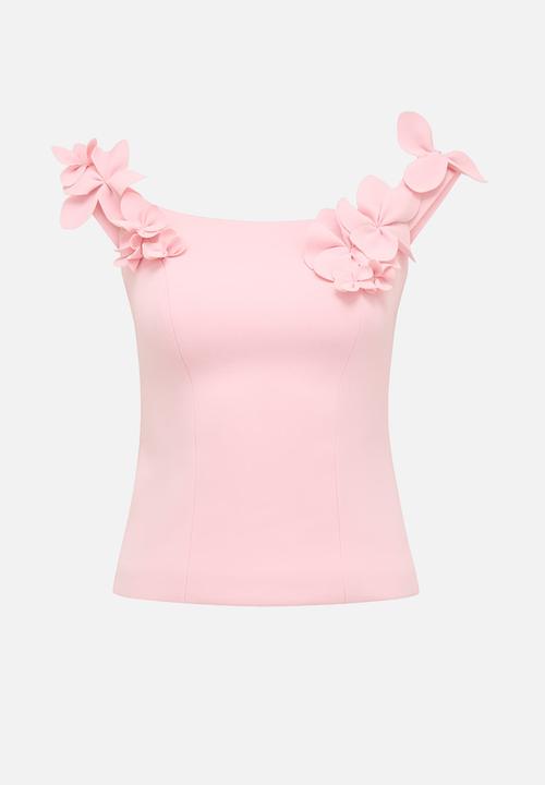 Forever New - Faye Applique Bardot Top