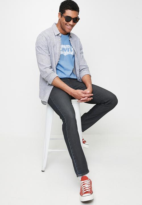 Levi’s® - Graphic Crewneck Tee - Ssnl Filled Bw Quiet Harbor