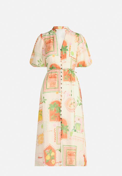Forever New - Sophie Puff Sleeve Midi Dress