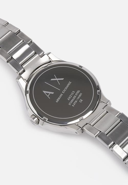 Armani Exchange - Hampton-AX2103-stainless steel