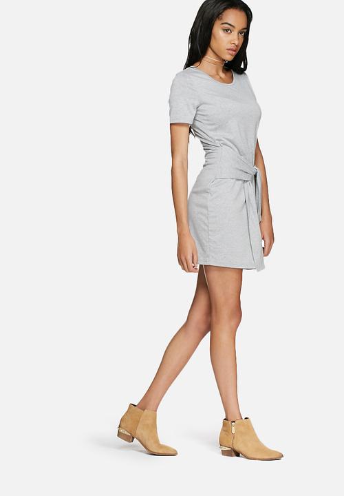 Glamorous - Front tie tee dress