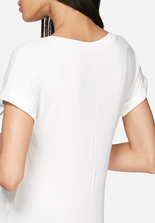 dailyfriday - Badge roll sleeve tee 2 pack 
