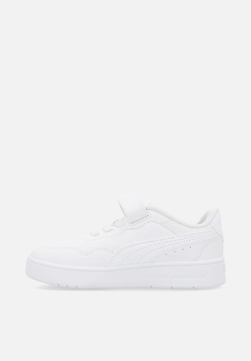 PUMA - Court Lally Ac+ Ps -Puma White-Puma White-Feather Gray