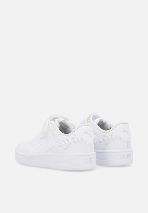 PUMA - Court Lally Ac+ Ps -Puma White-Puma White-Feather Gray