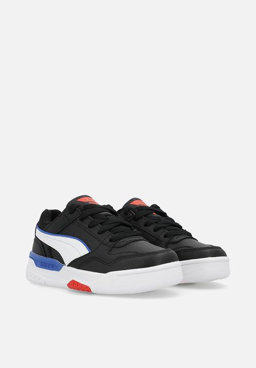 PUMA - Rebound Retro Jr-Puma Black-Puma White-Fierce Red