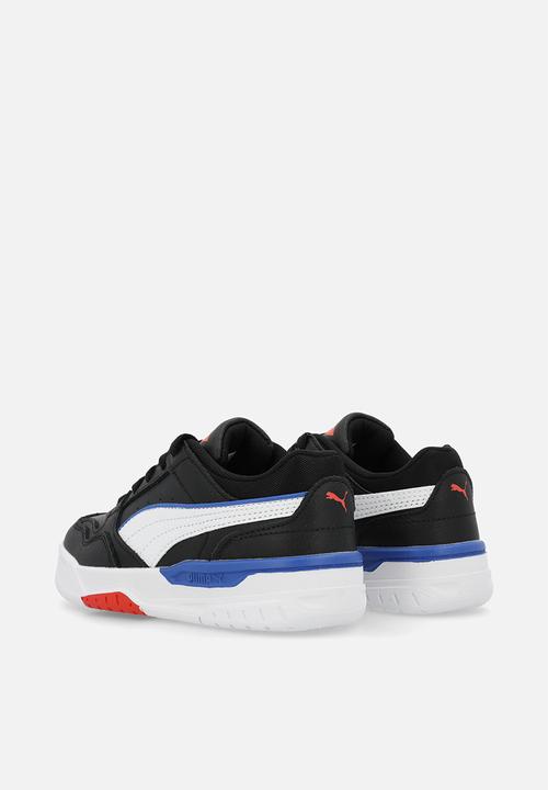 PUMA - Rebound Retro Jr-Puma Black-Puma White-Fierce Red