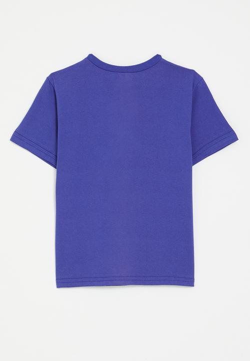 Pop Candy - Batman placement print t-shirt - cobalt blue
