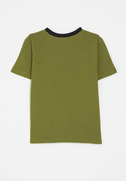 Pop Candy - The Hulk graphic print t-shirt - olive green