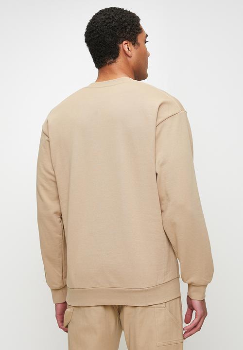 adidas Performance - Linear FL Crew - Warm sandstone