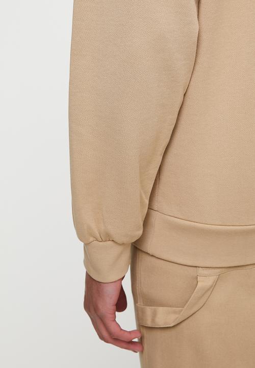 adidas Performance - Linear FL Crew - Warm sandstone