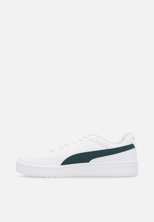 PUMA - Court Classic Clean Jr-Puma White/Green Terrain