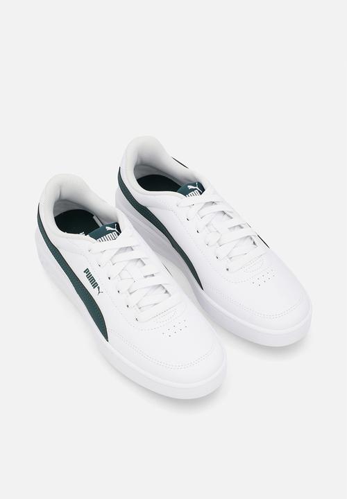 PUMA - Court Classic Clean Jr-Puma White/Green Terrain