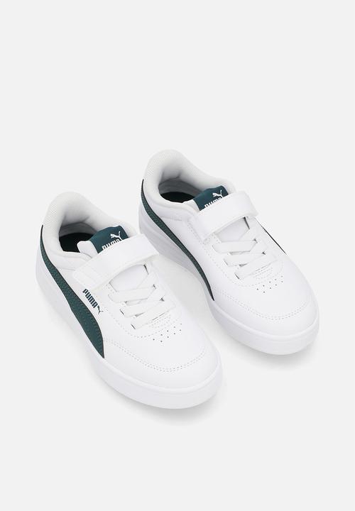 PUMA - Court Classic Clean Ac+ Ps-Puma White-Green Terrain