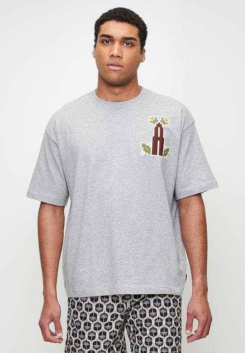 adidas Originals - Mono 3 Graphic Tee - Medium grey heather
