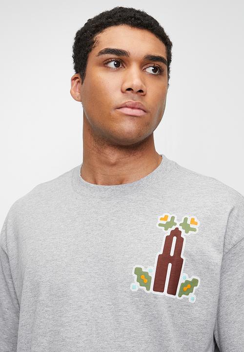 adidas Originals - Mono 3 Graphic Tee - Medium grey heather