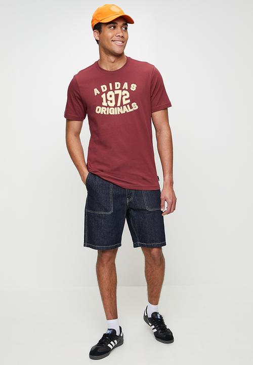 adidas Originals - Varsity 4 Tee - Noble Maroon