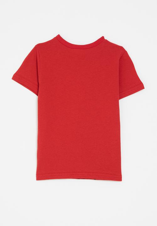 Pop Candy - Spiderman tee - dark red