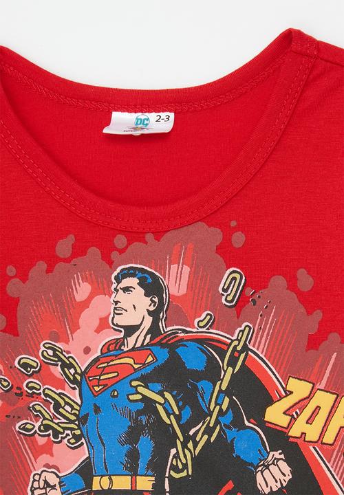 Pop Candy - Superman graphic print t-shirt - red/forge for good
